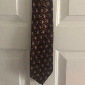 B.B Red and smokey grey tie